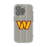 Washington Commanders Text Backdrop Clear Phone Case for Apple iPhone