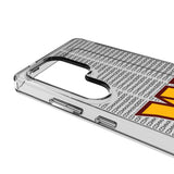 Washington Commanders Text Backdrop Clear Phone Case for Samsung Galaxy