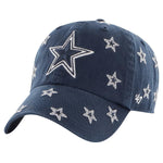 Dallas Cowboys '47 Women's Confetti Clean Up Adjustable Hat - Navy