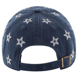 Dallas Cowboys '47 Women's Confetti Clean Up Adjustable Hat - Navy