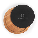 Oregon Ducks - Insignia Acacia and Slate Serving Board with Cheese Tools