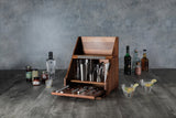 Pittsburgh Steelers - Madison Acacia Tabletop Bar Set