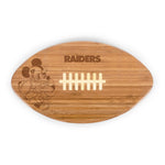 Las Vegas Raiders Mickey Mouse - Touchdown! Football Cutting Board & Serving Tray