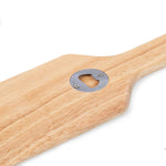 Kansas Jayhawks - Hardwood BBQ Grill Scraper with Bottle Opener