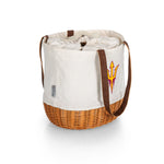 Arizona State Sun Devils - Coronado Canvas and Willow Basket Tote