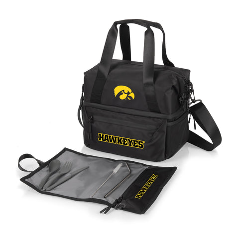 Iowa Hawkeyes - Tarana Recycled Lunch Bag Cooler with Utensils