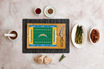 Los Angeles Chargers Football Field - Icon Glass Top Cutting Board & Knife Set