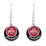 Ohio State Buckeyes Stacked Disc Earrings