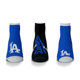 Los Angeles Dodgers Flash 3-Pk Socks