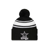 Dallas Cowboys 2022 Sideline Black Sport Knit Beanie