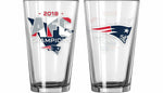 New England Patriots  2018 AFC Champions Pint Glass