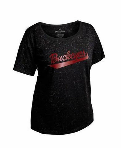 Ohio State Buckeyes Glitter Tee Too