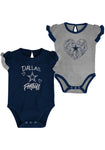 Dallas Cowboys Baby Too Much Love 2PK Set