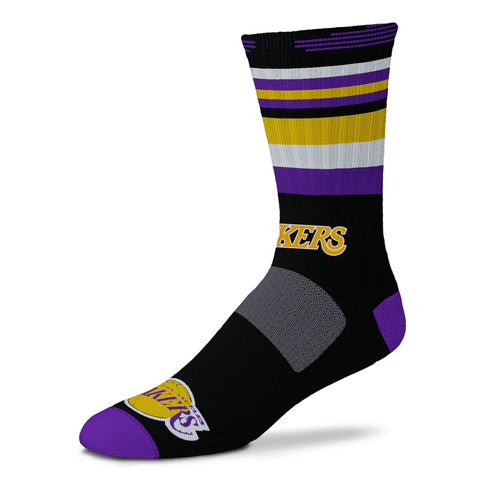 Los Angeles Lakers Black Rave Socks