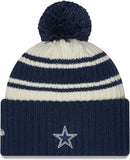 Dallas Cowboys Sideline Navy Sport Knit Beanie