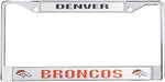 Denver Broncos Auto Tag Frame