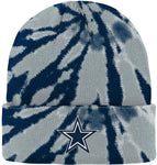 Dallas Cowboys Tie-Dye Cuffed Knit Beanie, Youth