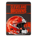 CLEVELAND BROWNS BLANKET 46X60 MICRO RASCHEL