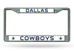 Dallas Cowboys Chrome License Plate Frame