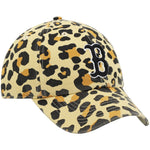 Women's Boston Red Sox '47 Tan Bagheera Cheetah Clean Up Adjustable Hat