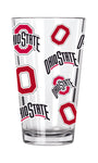 Ohio State Buckeyes All Over Print Pint Glass