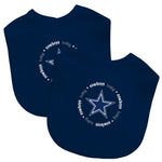 Dallas Cowboys 2-Pack Bibs