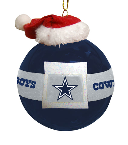 Dallas Cowboys Santa Belt Ornament