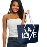 Los Angeles Dodgers Love Your Team Woven Tote Bag
