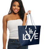 Los Angeles Dodgers Love Your Team Woven Tote Bag