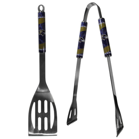 Baltimore Ravens 2 pc Steel BBQ Tool Set