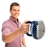 Dallas Cowboys 23 oz. Football Shaped Beverage Mug