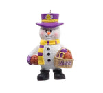 Los Angeles Lakers Snowman Basket Ornament