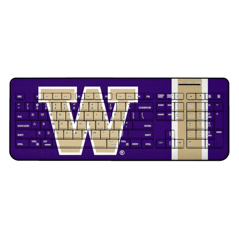 Washington Huskies Stripe Wireless USB Keyboard