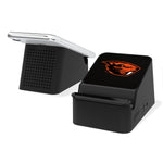 Oregon State Beavers Solid Wireless Charging Station and Bluetooth Speaker