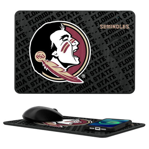 Florida State Seminoles Tilt 15-Watt Wireless Charger and Mouse Pad