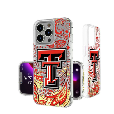 Texas Tech Red Raiders Paisley Glitter Case