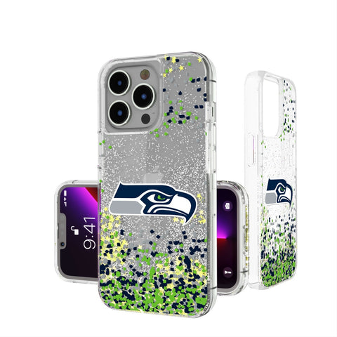 Seattle Seahawks Confetti Glitter Case