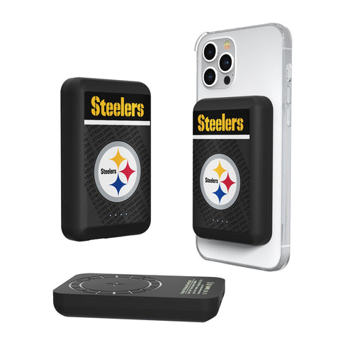 Pittsburgh Steelers Endzone Plus 5000mAh Magnetic Wireless Charger-0