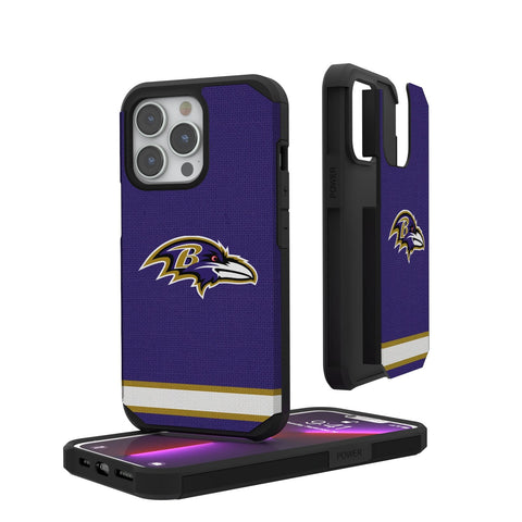 Baltimore Ravens Stripe Rugged Case