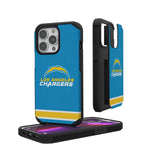 Los Angeles Chargers Stripe Rugged Case