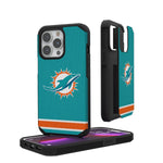 Miami Dolphins Stripe Rugged Case