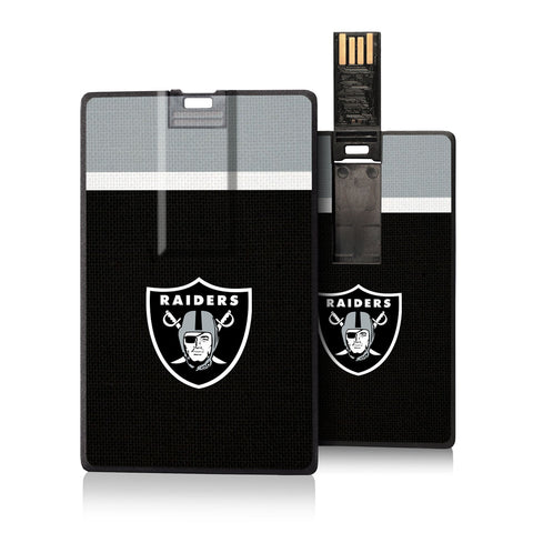 Las Vegas Raiders Stripe Credit Card USB Drive 16GB-0