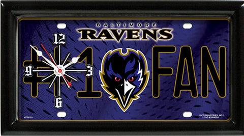 Baltimore Ravens #1 Fan Clock