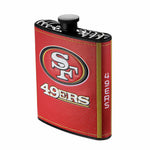 San Francisco 49ers 7 Oz Plastic Hip Flask With Logo Wrap