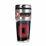 Ohio State Buckeyes 16 oz. Travel Tumbler with Metallic Graphics