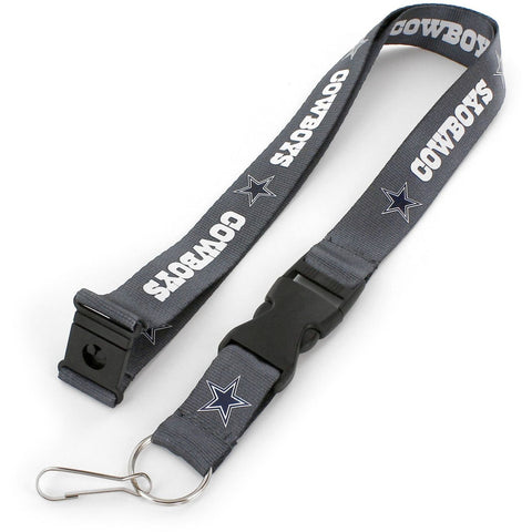 Dallas Cowboys Charcoal Team Lanyard