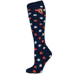 Auburn Tigers Polka Dot Sleep Socks