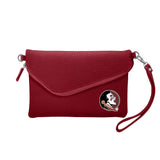 Florida State Seminoles Fold Over Crossbody Pebble Purse