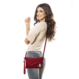 Florida State Seminoles Fold Over Crossbody Pebble Purse