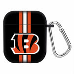 CINCINNATI BENGALS STRIPED HD APPLE AIRPODS CASE COVER